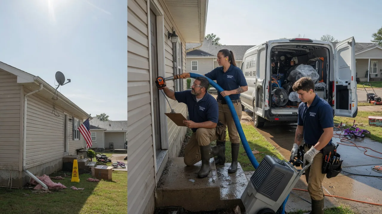 Ceiling Water Damage Restoration in Lottie, LA near me